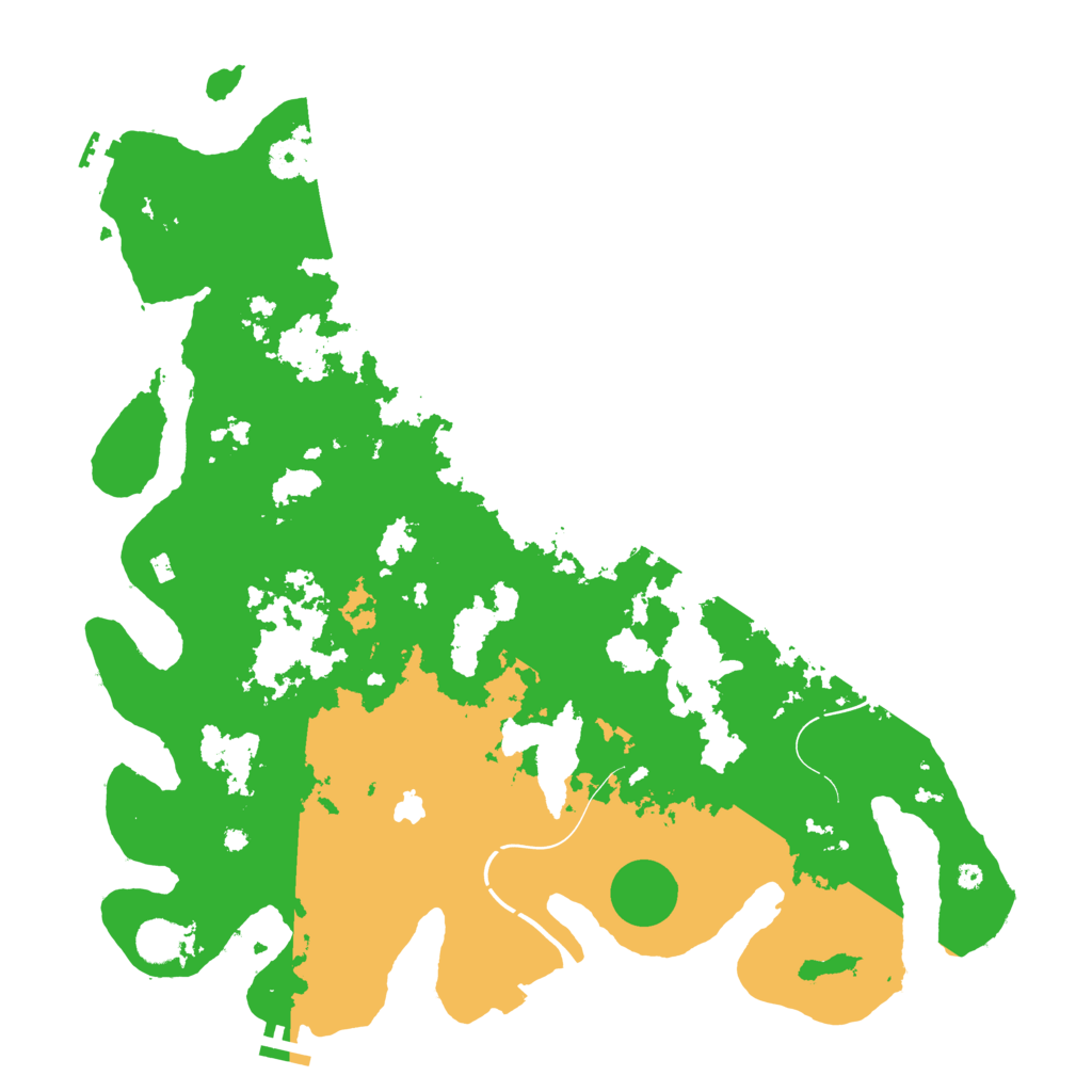 Biome Rust Map: Procedural Map, Size: 4300, Seed: 8414710