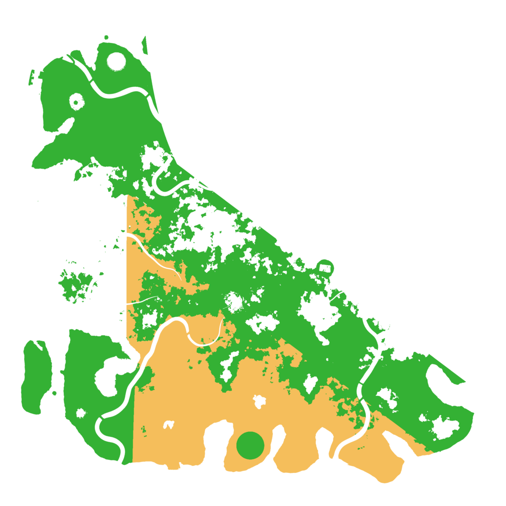 Biome Rust Map: Procedural Map, Size: 4800, Seed: 2011074468