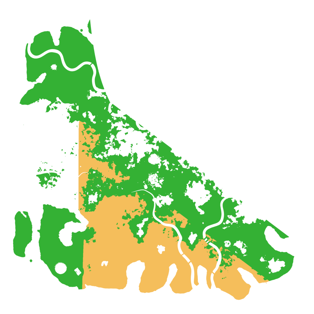 Biome Rust Map: Procedural Map, Size: 4800, Seed: 2011074468