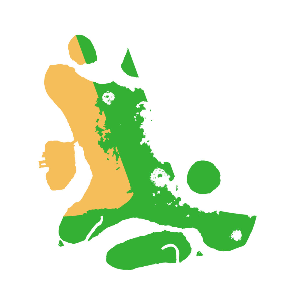 Biome Rust Map: Procedural Map, Size: 2500, Seed: 2146459114