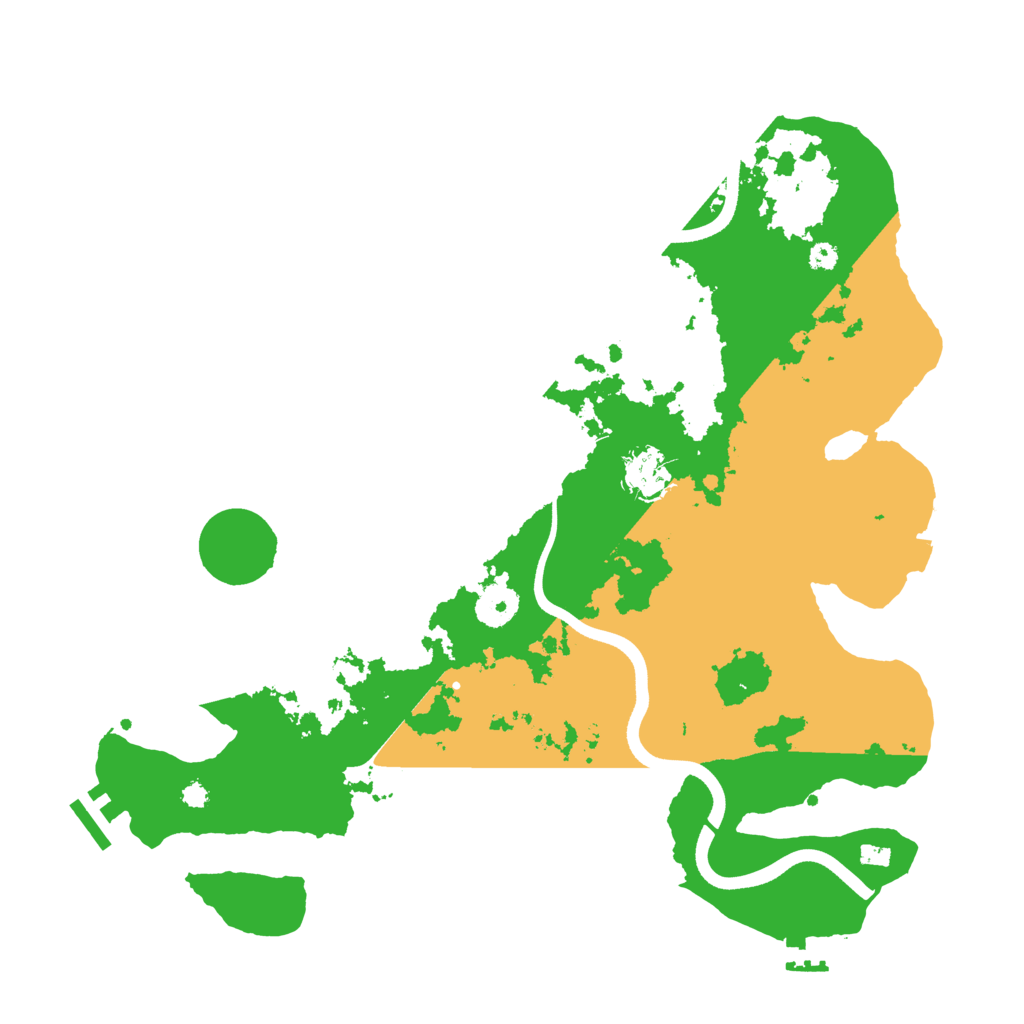 Biome Rust Map: Procedural Map, Size: 3650, Seed: 30519714