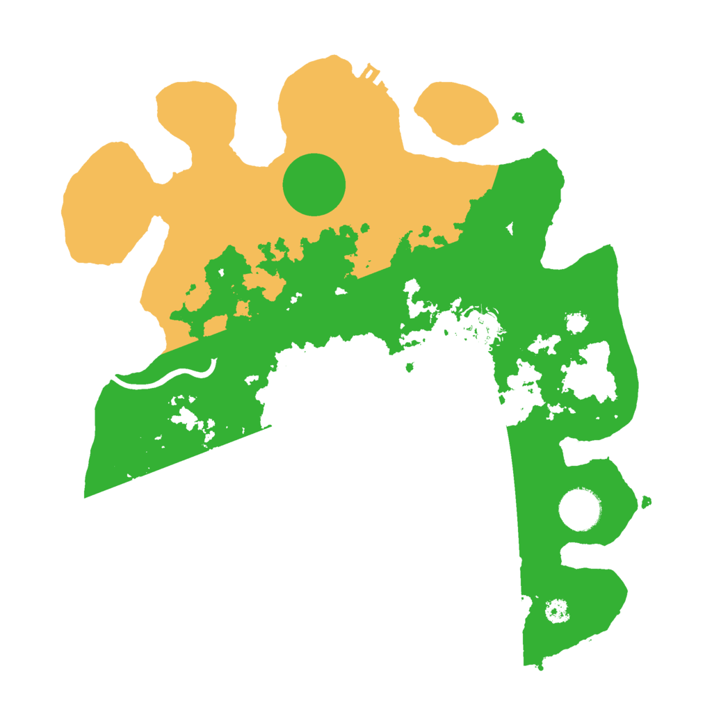 Biome Rust Map: Procedural Map, Size: 3000, Seed: 28336