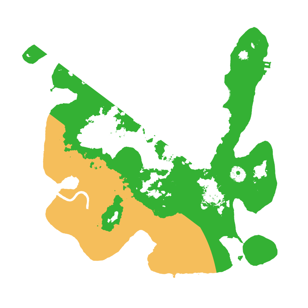 Biome Rust Map: Procedural Map, Size: 3000, Seed: 13669