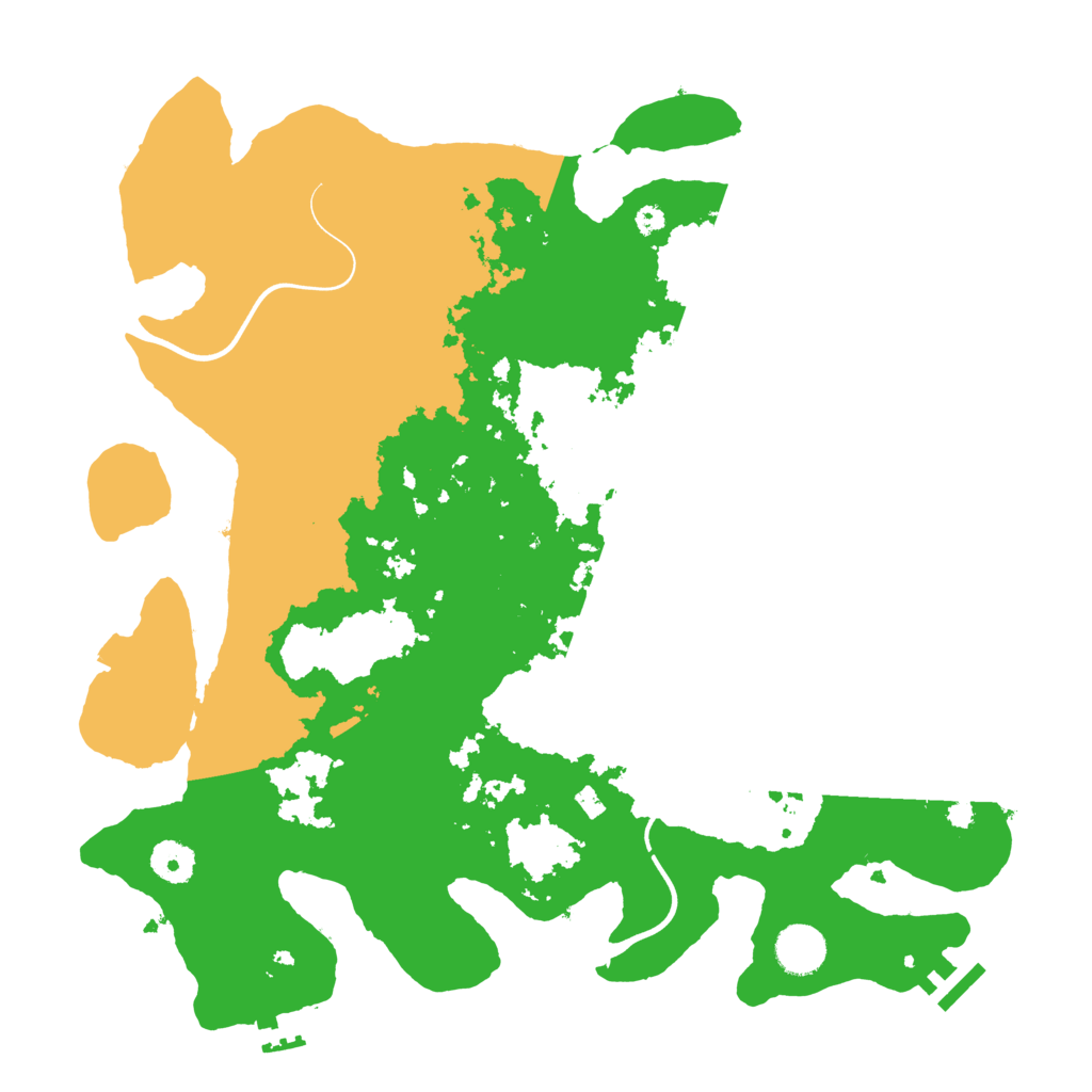 Biome Rust Map: Procedural Map, Size: 3800, Seed: 64663237