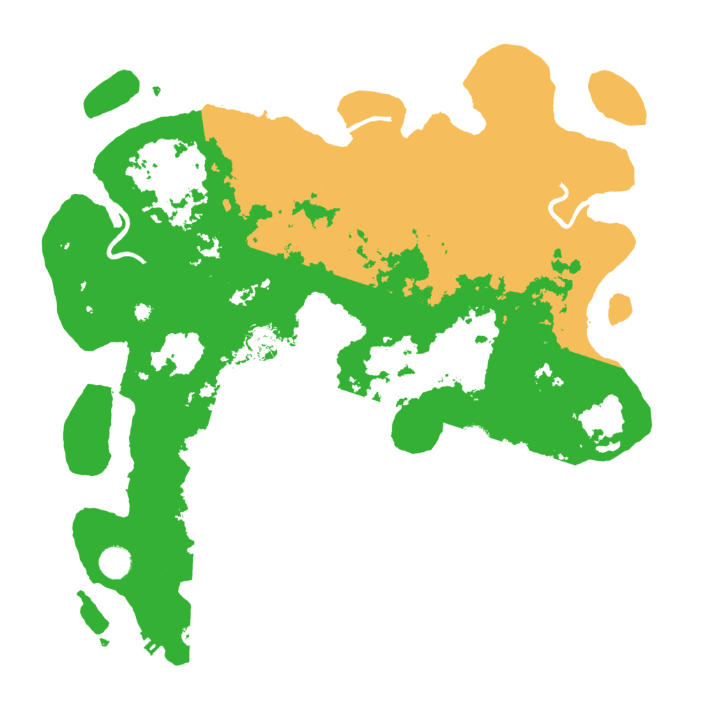 Biome Rust Map: Procedural Map, Size: 3900, Seed: 22029