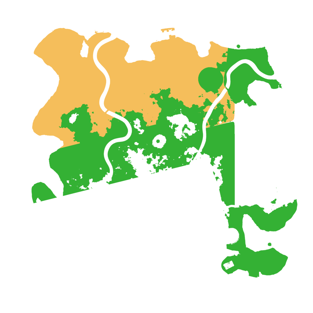 Biome Rust Map: Procedural Map, Size: 3500, Seed: 1435424942