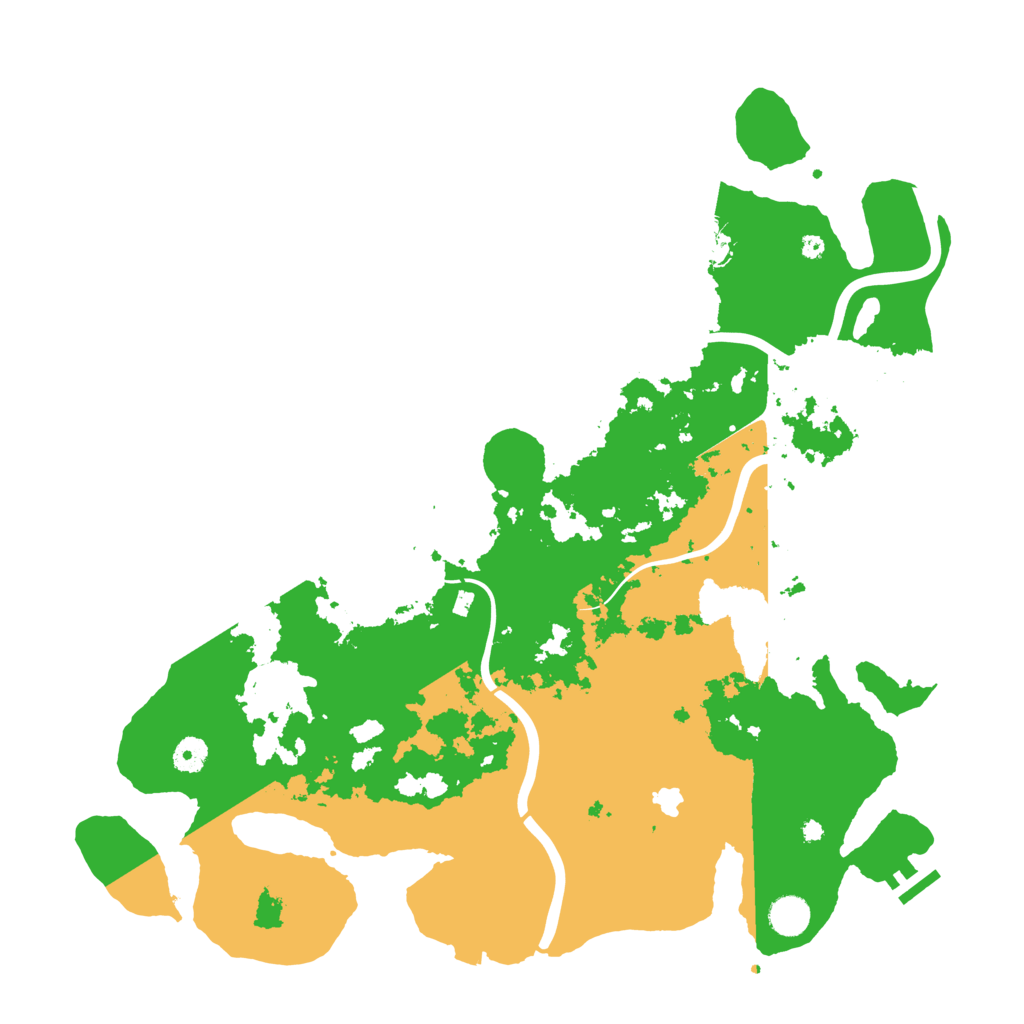 Biome Rust Map: Procedural Map, Size: 4400, Seed: 18401716