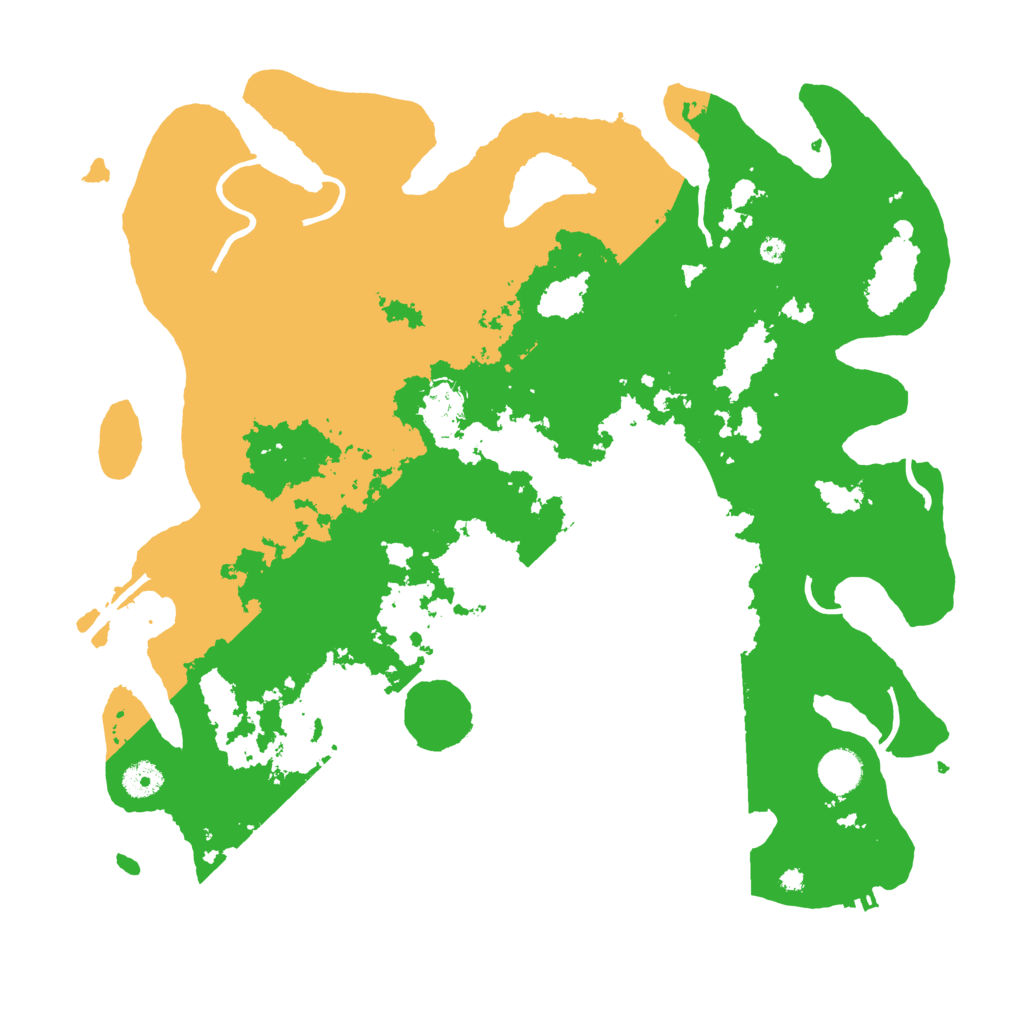 Biome Rust Map: Procedural Map, Size: 4100, Seed: 39209471