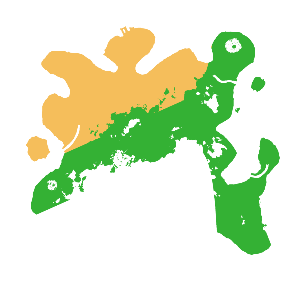 Biome Rust Map: Procedural Map, Size: 3000, Seed: 81404