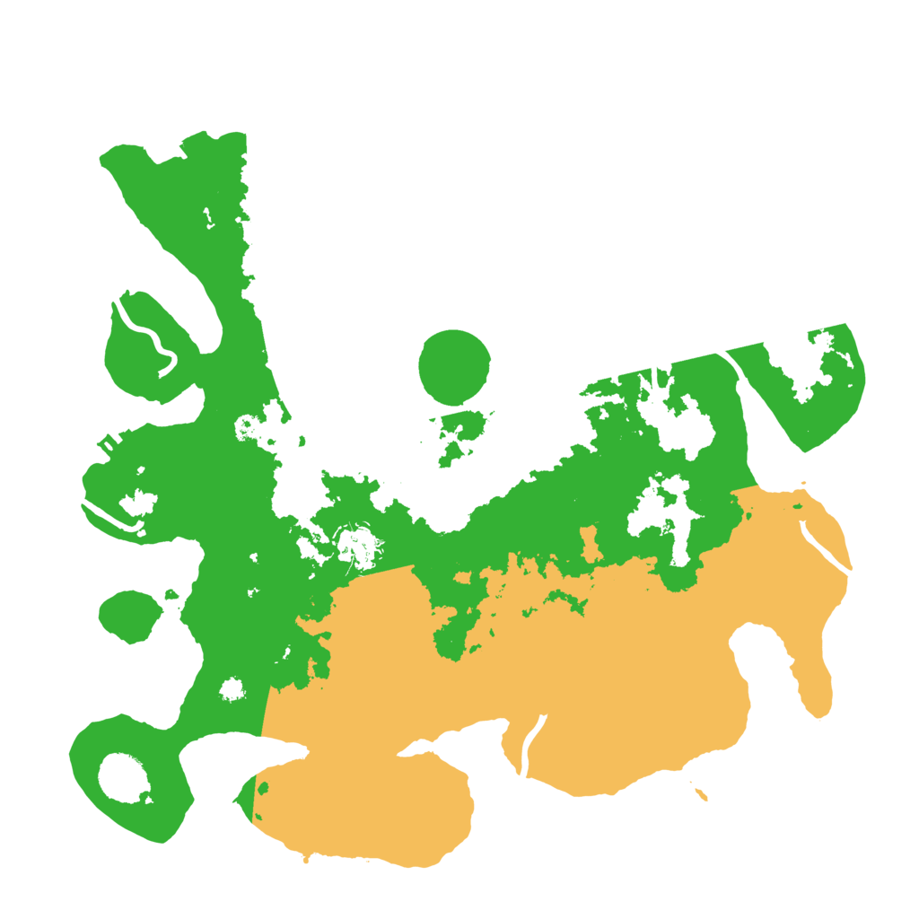 Biome Rust Map: Procedural Map, Size: 3550, Seed: 36038305