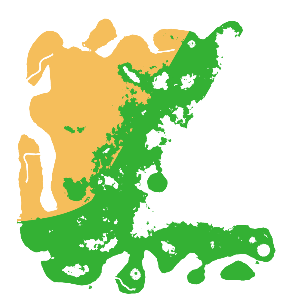 Biome Rust Map: Procedural Map, Size: 4300, Seed: 36126057