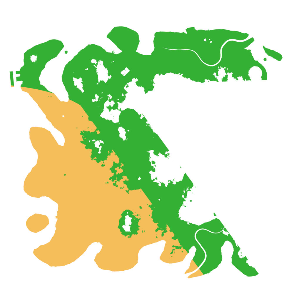 Biome Rust Map: Procedural Map, Size: 3900, Seed: 95443743