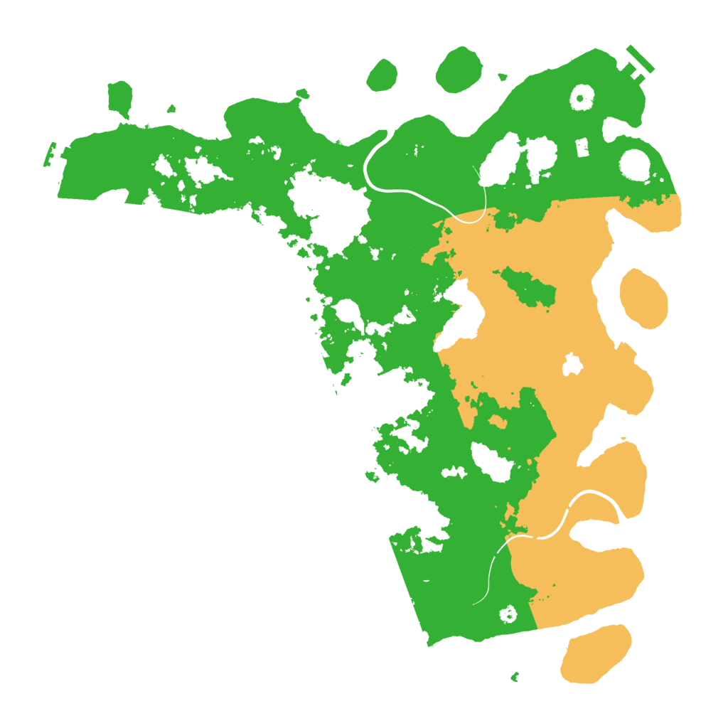 Biome Rust Map: Procedural Map, Size: 4250, Seed: 80146693