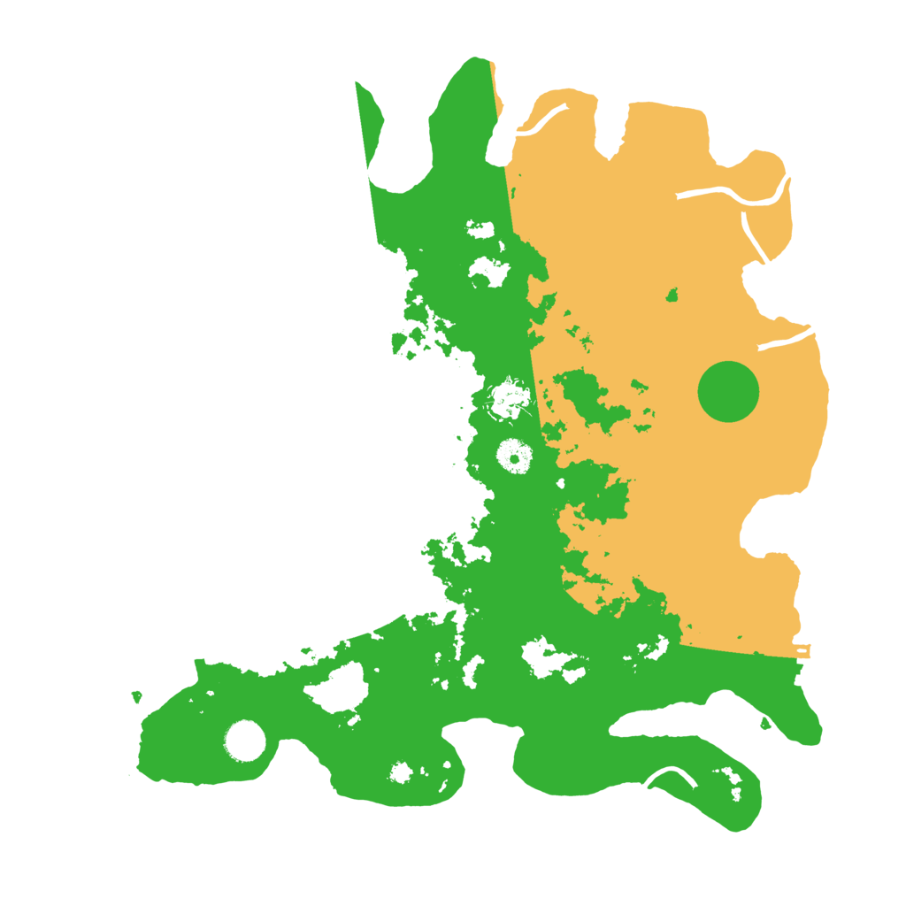 Biome Rust Map: Procedural Map, Size: 3900, Seed: 38016701