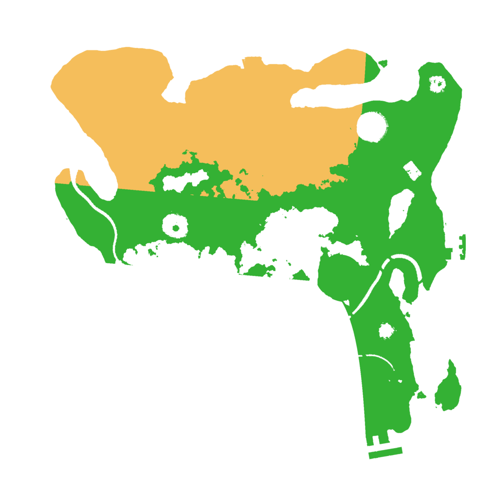 Biome Rust Map: Procedural Map, Size: 3000, Seed: 926048215