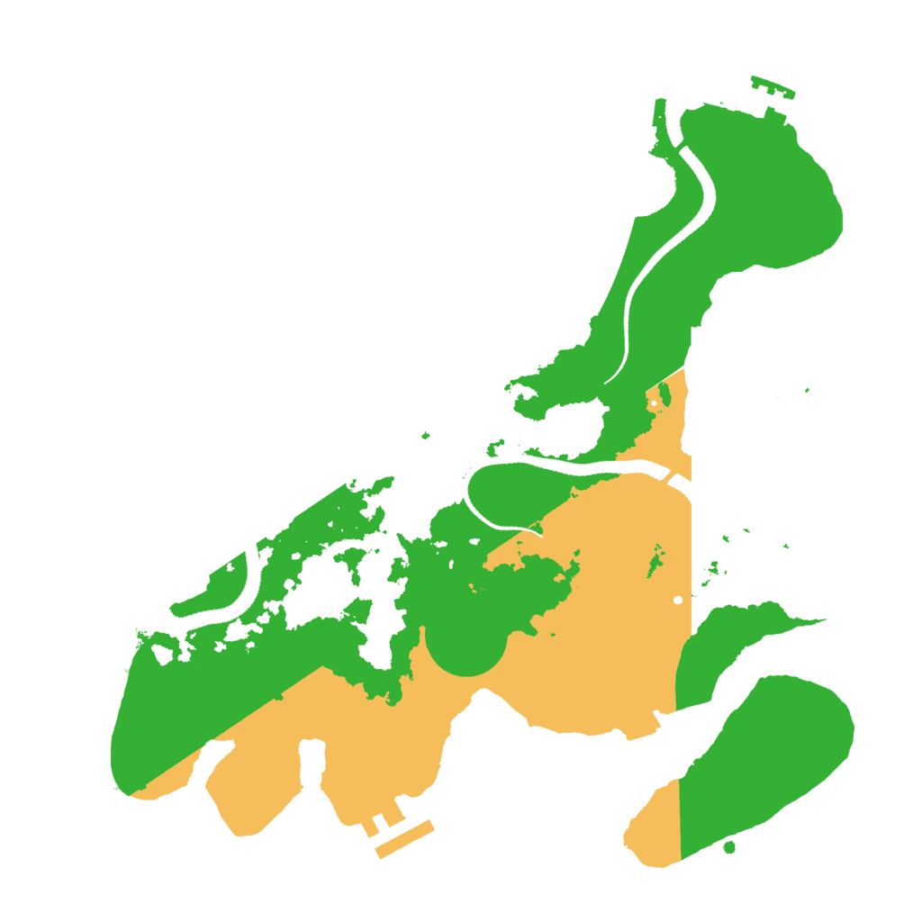 Biome Rust Map: Procedural Map, Size: 3000, Seed: 15077