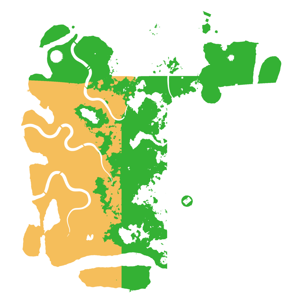Biome Rust Map: Procedural Map, Size: 4300, Seed: 62149892