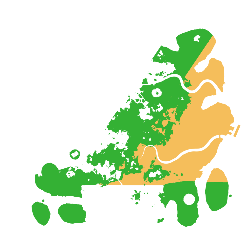 Biome Rust Map: Procedural Map, Size: 3950, Seed: 18153777