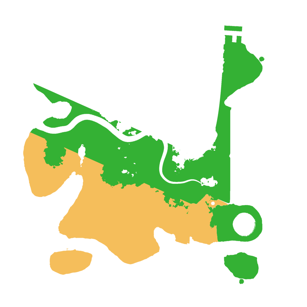 Biome Rust Map: Procedural Map, Size: 2500, Seed: 747374224