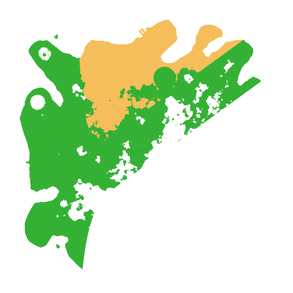 Biome Rust Map: Procedural Map, Size: 3500, Seed: 45323417