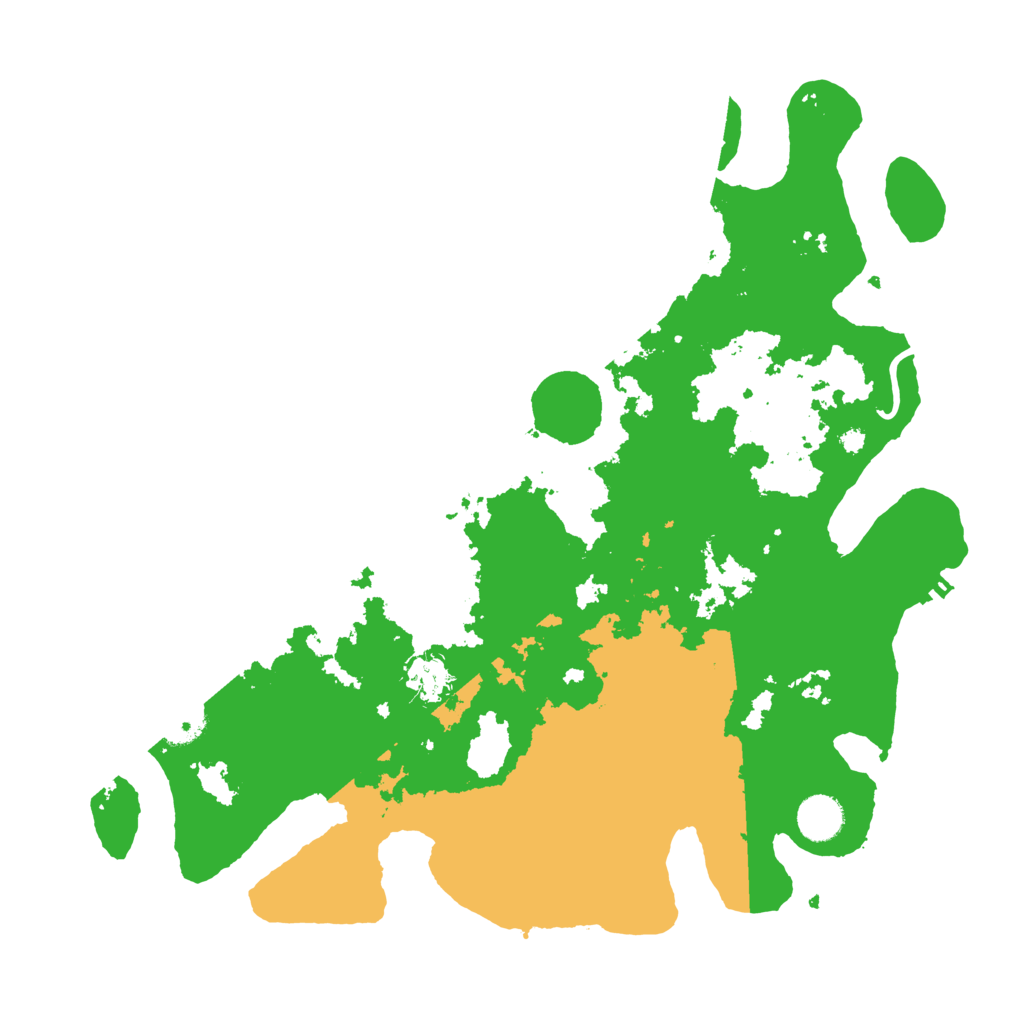 Biome Rust Map: Procedural Map, Size: 3900, Seed: 832327203