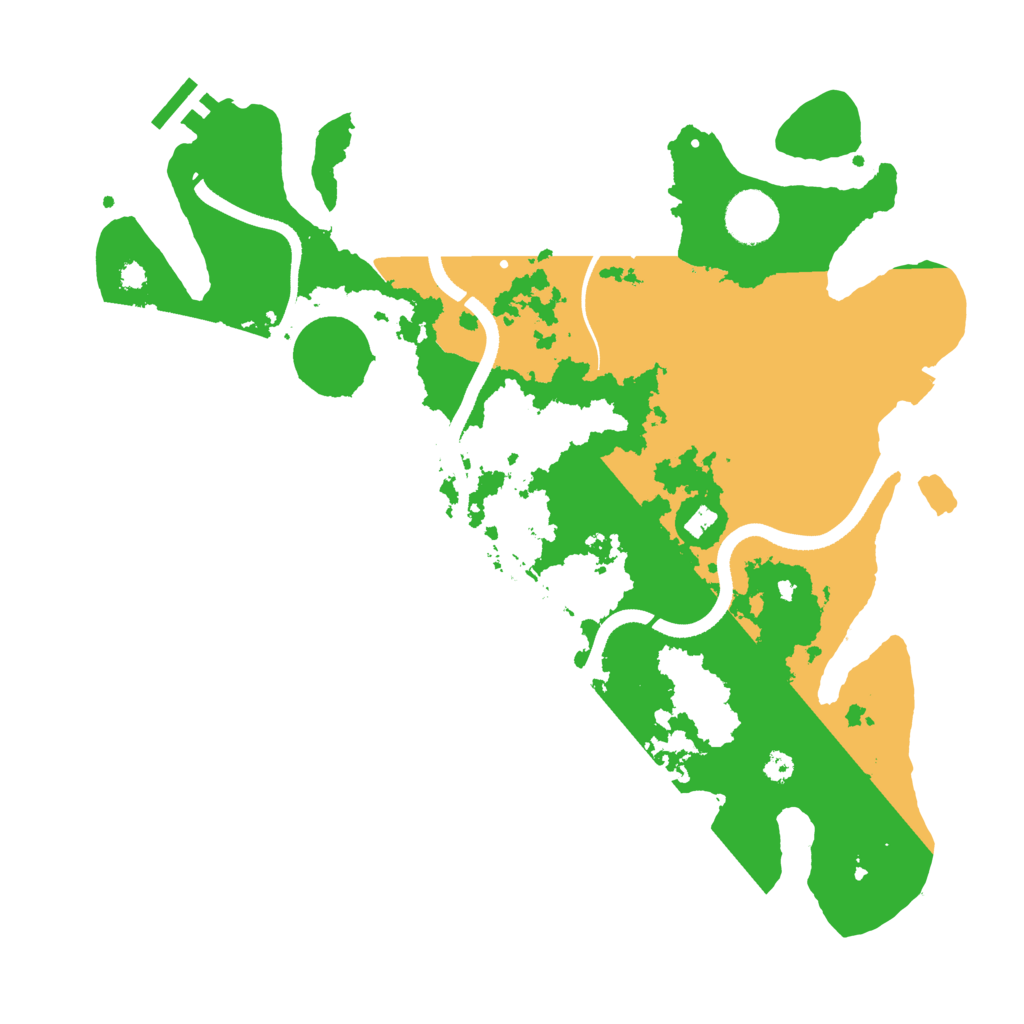 Biome Rust Map: Procedural Map, Size: 3500, Seed: 1746976906