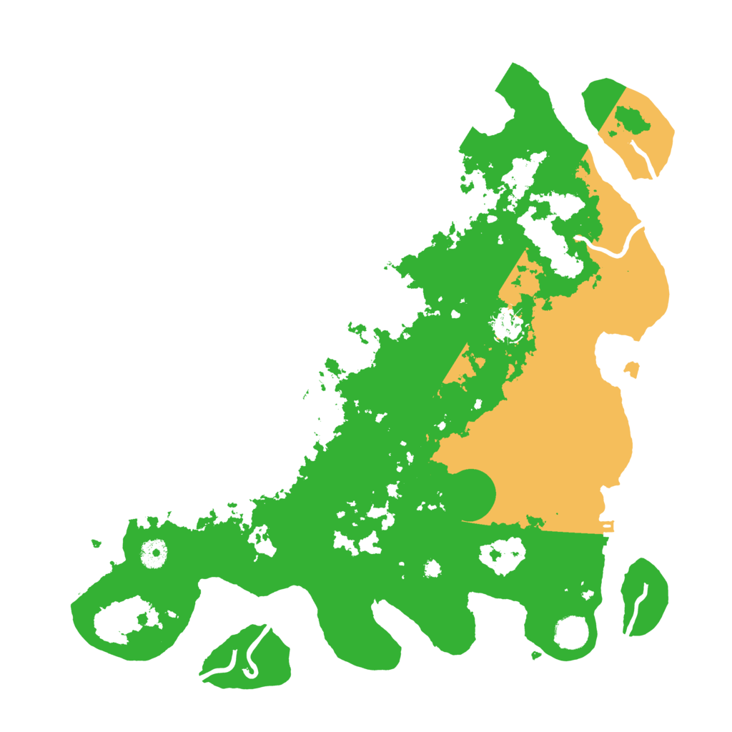Biome Rust Map: Procedural Map, Size: 3900, Seed: 45433969