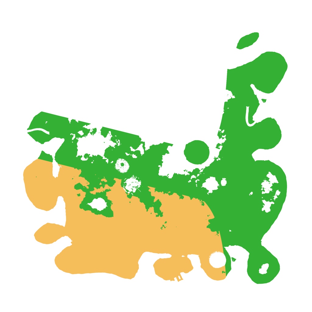 Biome Rust Map: Procedural Map, Size: 3400, Seed: 64660025