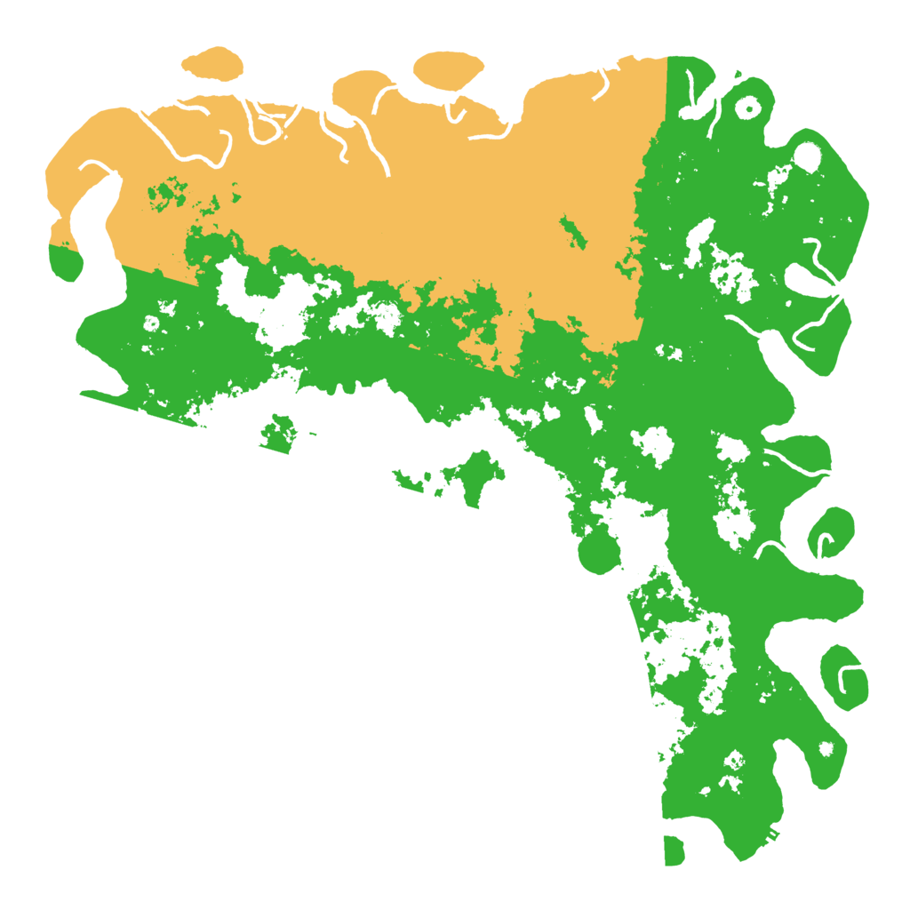 Biome Rust Map: Procedural Map, Size: 5850, Seed: 2147483647