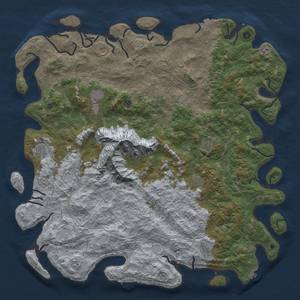 Thumbnail Rust Map: Procedural Map, Size: 5850, Seed: 2147483647, 19 Monuments