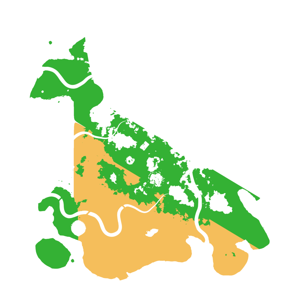 Biome Rust Map: Procedural Map, Size: 3600, Seed: 57923217
