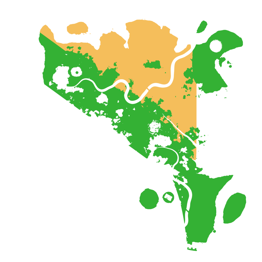 Biome Rust Map: Procedural Map, Size: 3750, Seed: 454379055