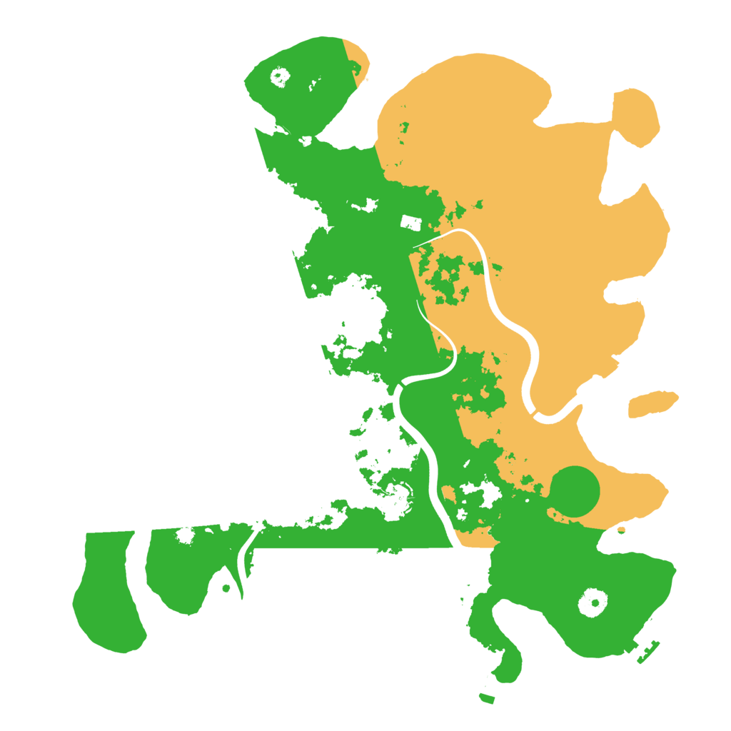 Biome Rust Map: Procedural Map, Size: 3850, Seed: 39753840
