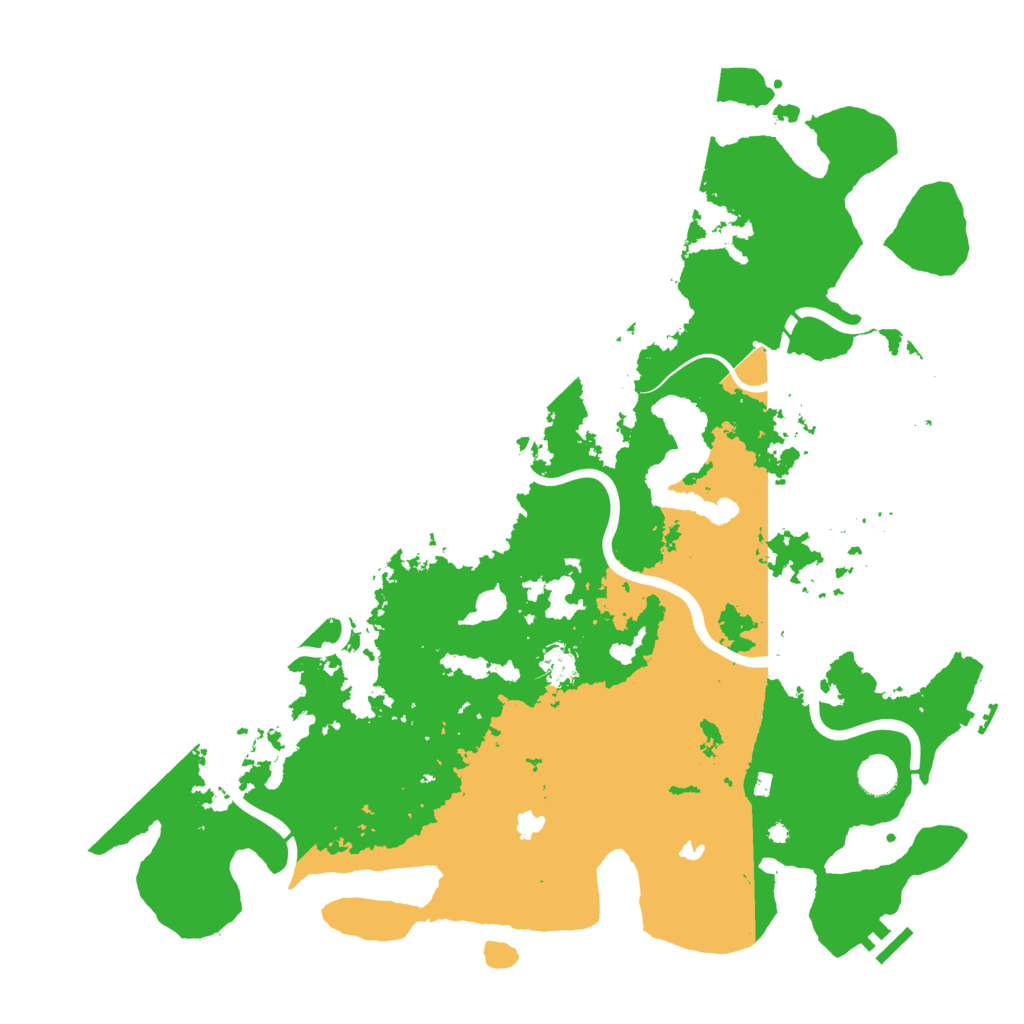 Biome Rust Map: Procedural Map, Size: 4600, Seed: 54168454