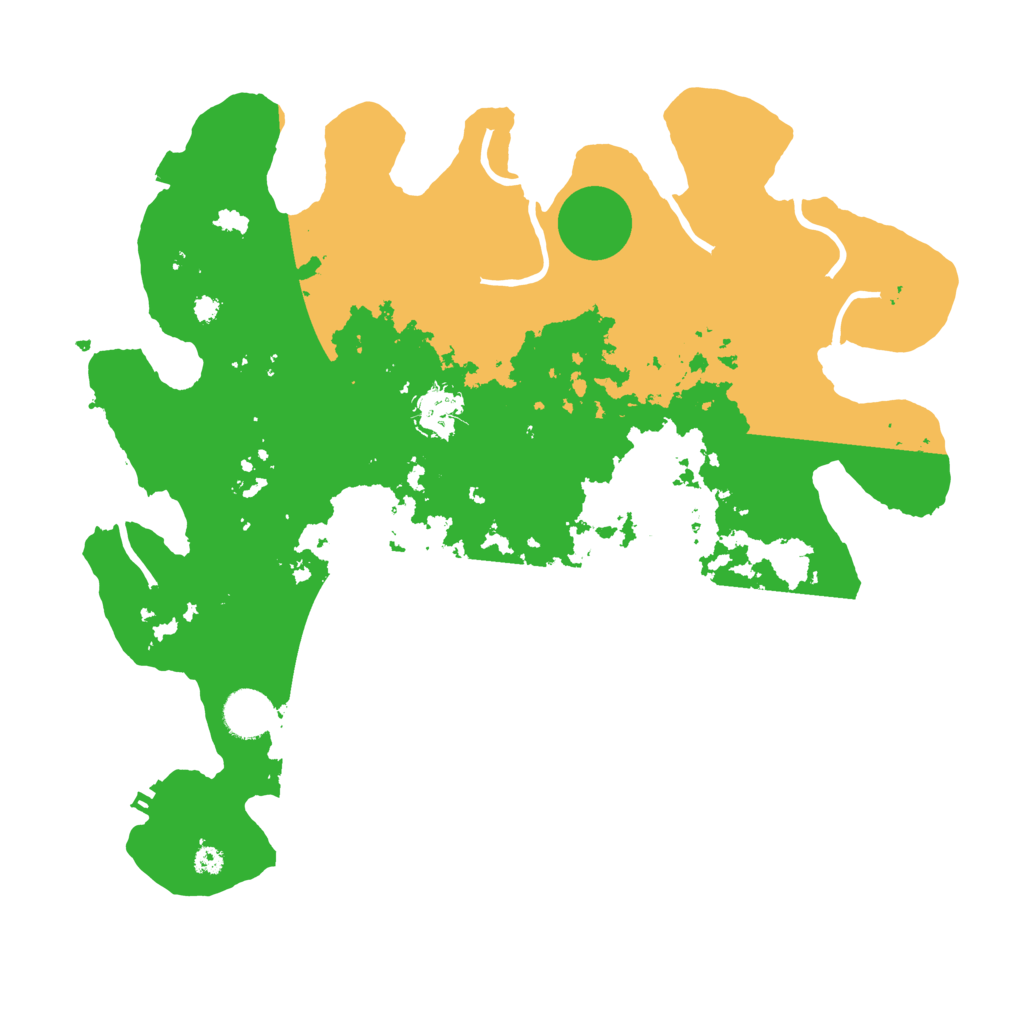 Biome Rust Map: Procedural Map, Size: 3650, Seed: 65545285