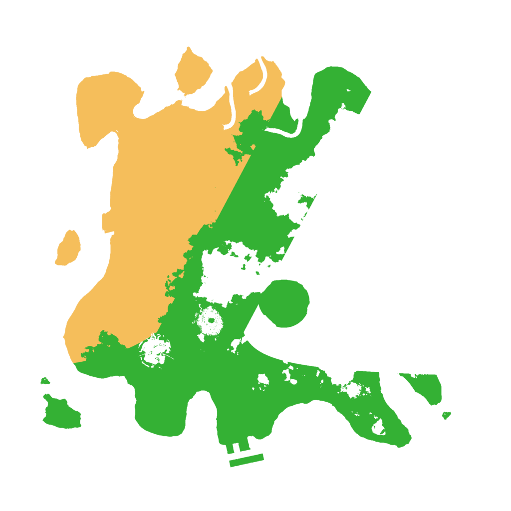 Biome Rust Map: Procedural Map, Size: 3000, Seed: 22233