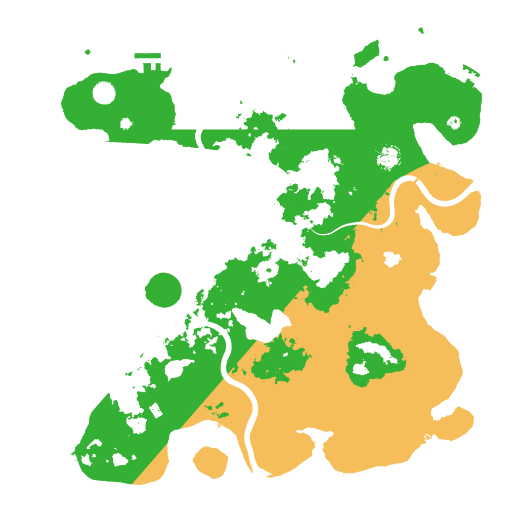 Biome Rust Map: Procedural Map, Size: 4000, Seed: 24970