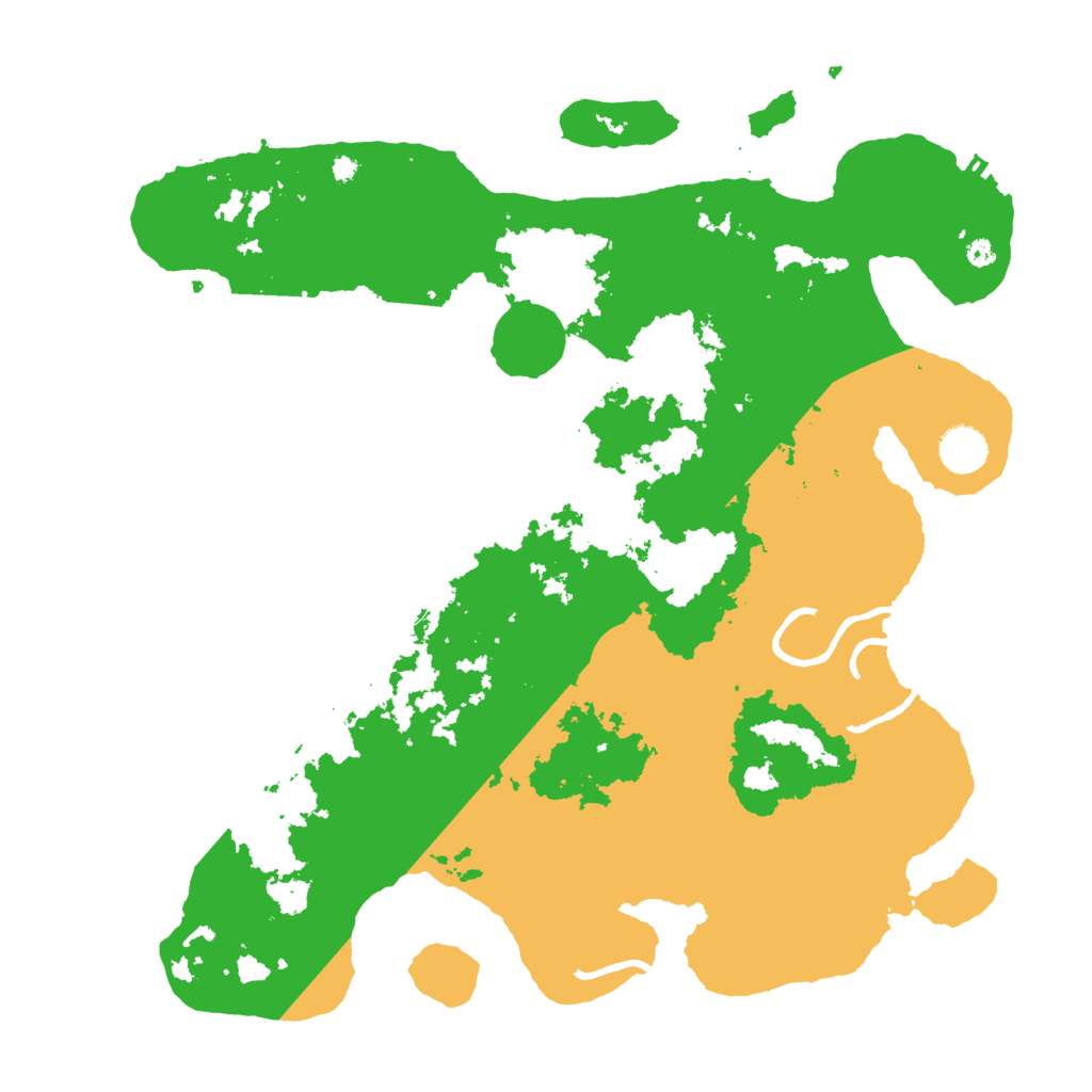 Biome Rust Map: Procedural Map, Size: 4000, Seed: 24970