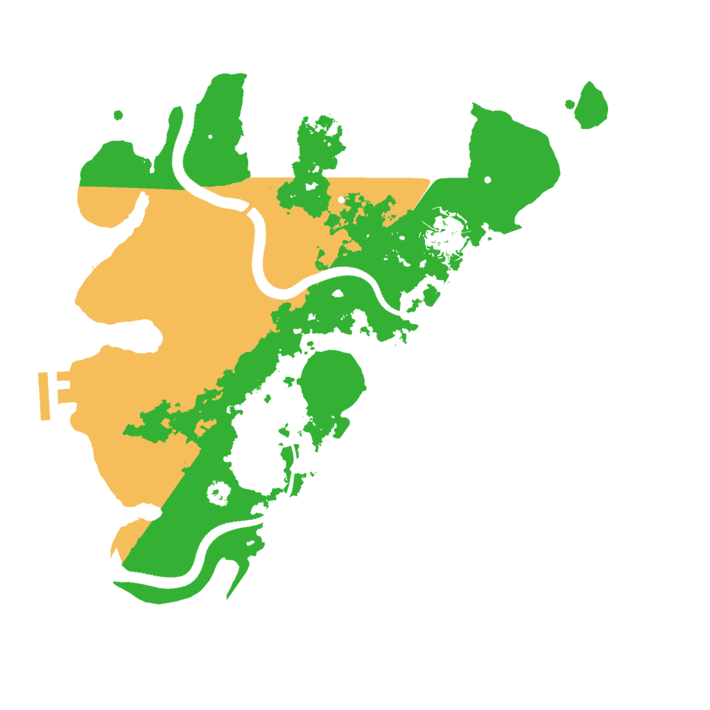 Biome Rust Map: Procedural Map, Size: 3000, Seed: 283