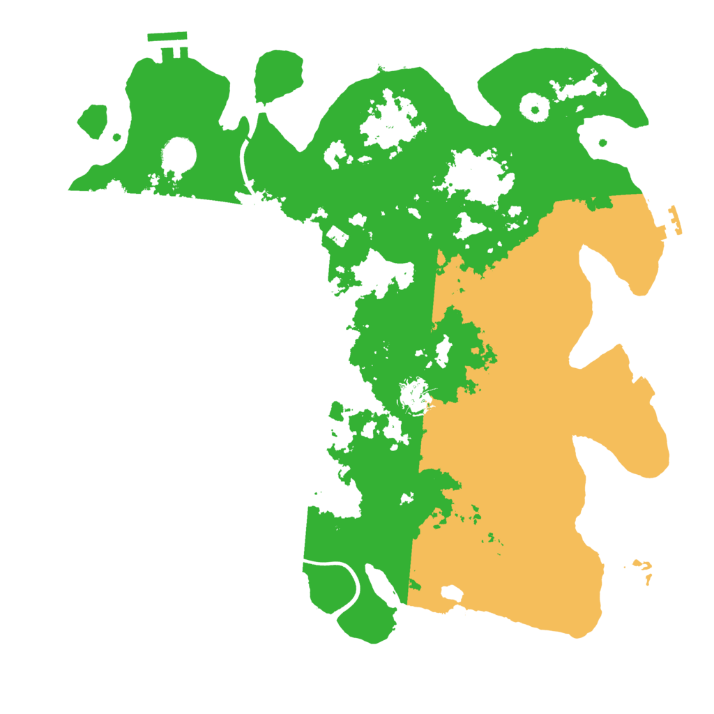 Biome Rust Map: Procedural Map, Size: 3650, Seed: 4745700