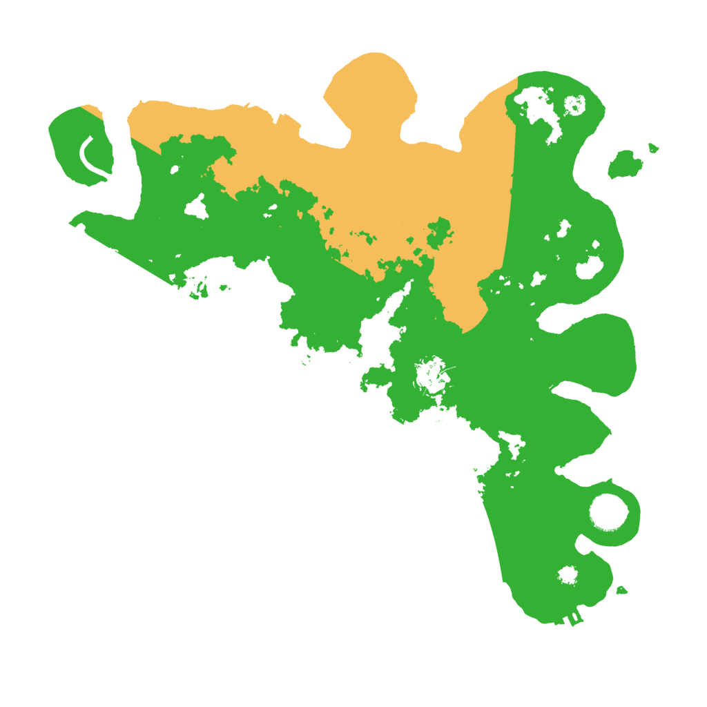 Biome Rust Map: Procedural Map, Size: 3400, Seed: 81772352