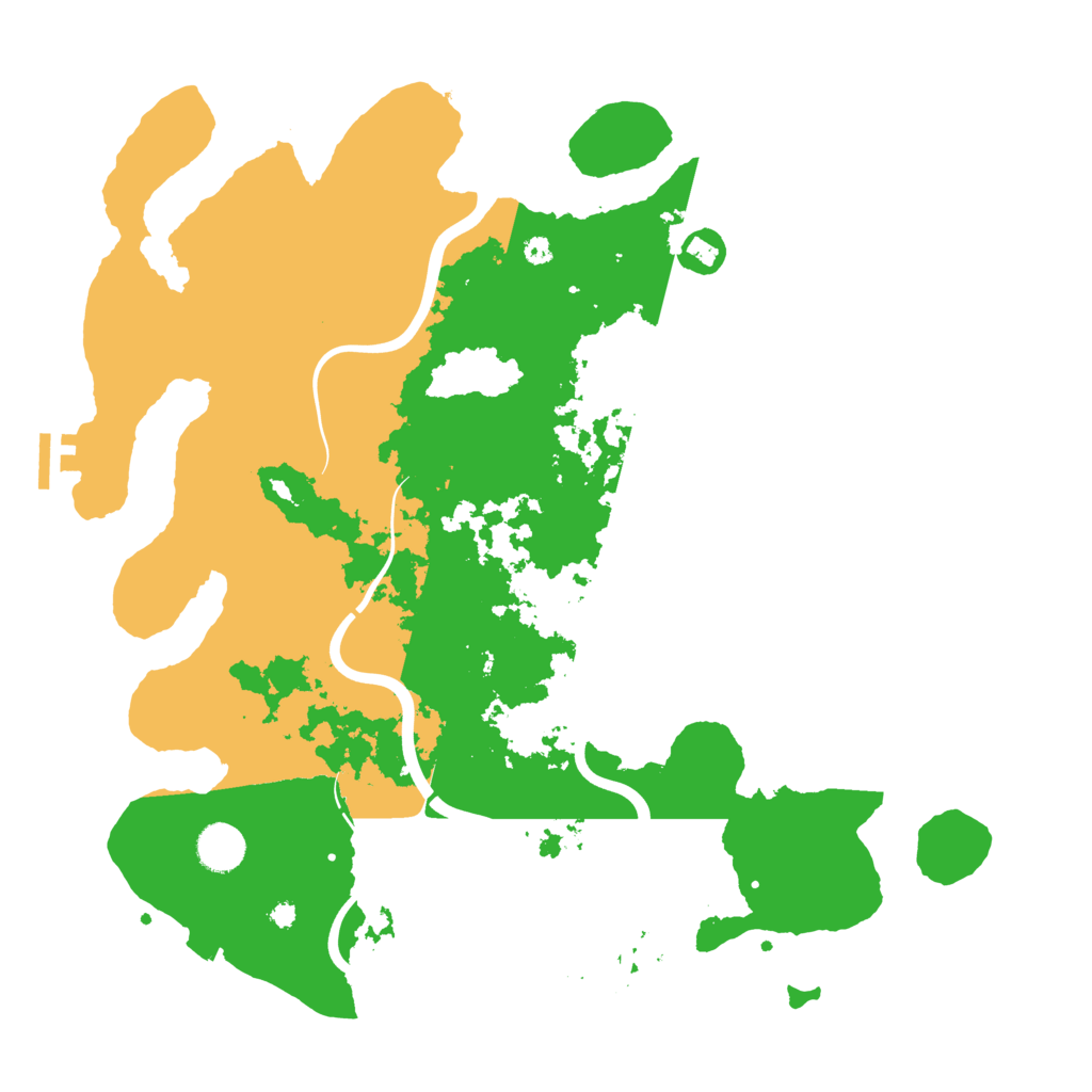 Biome Rust Map: Procedural Map, Size: 3950, Seed: 46643881