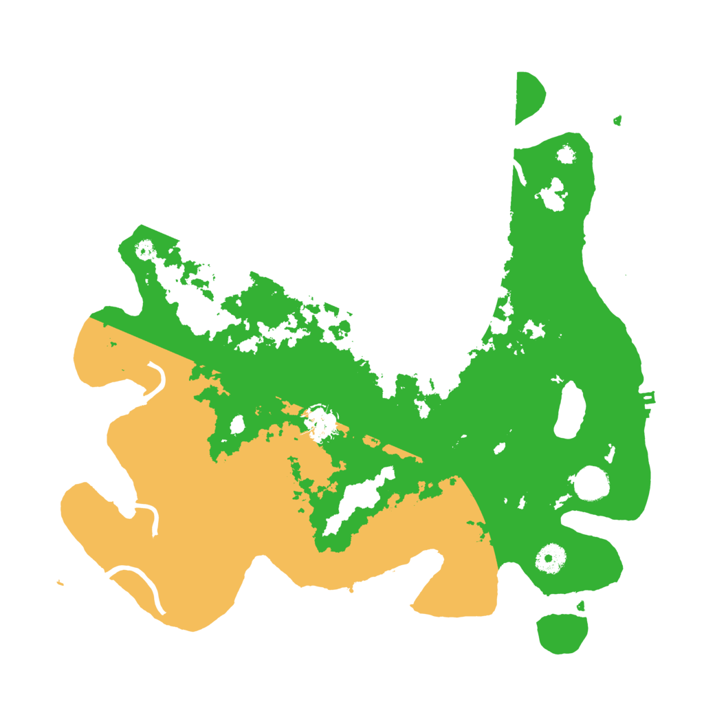 Biome Rust Map: Procedural Map, Size: 3600, Seed: 86434982