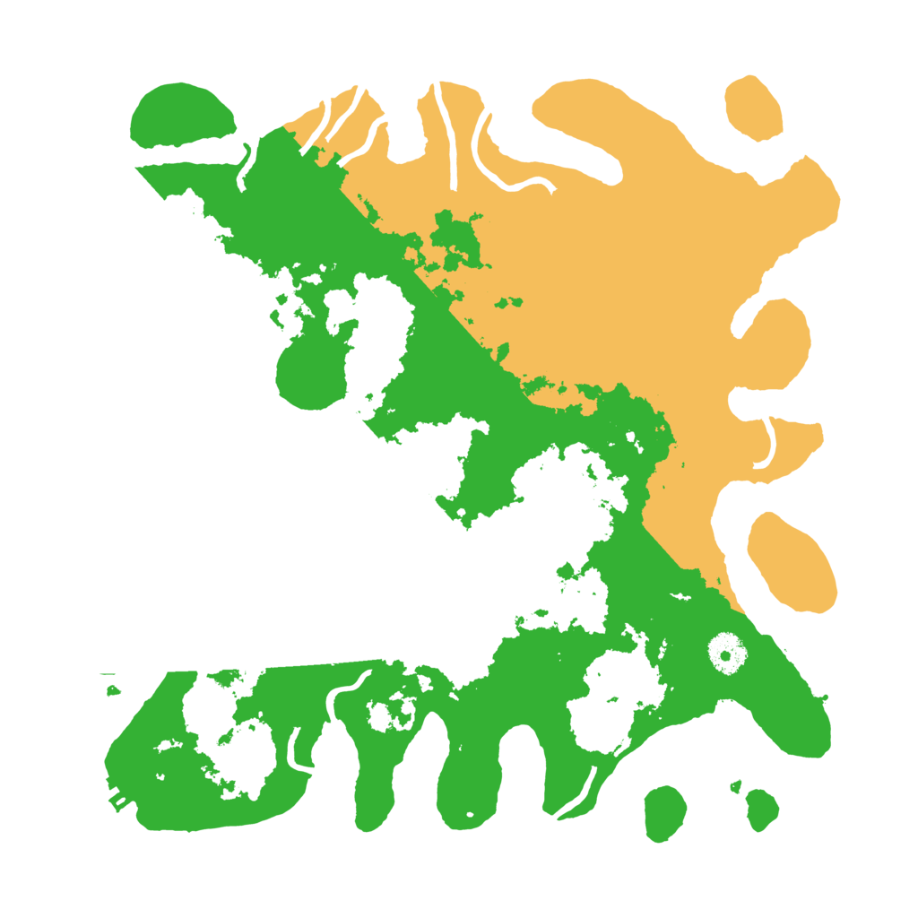 Biome Rust Map: Procedural Map, Size: 3550, Seed: 79831486