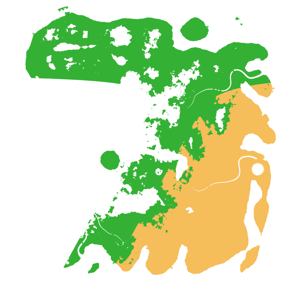 Biome Rust Map: Procedural Map, Size: 4300, Seed: 97615938