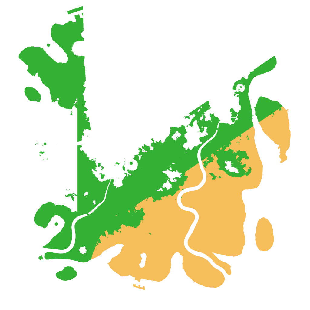 Biome Rust Map: Procedural Map, Size: 3700, Seed: 44704785