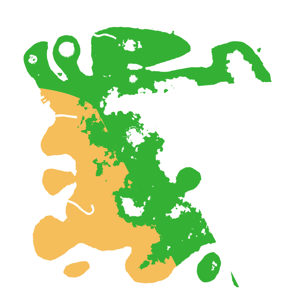 Biome Rust Map: Procedural Map, Size: 3550, Seed: 17385806