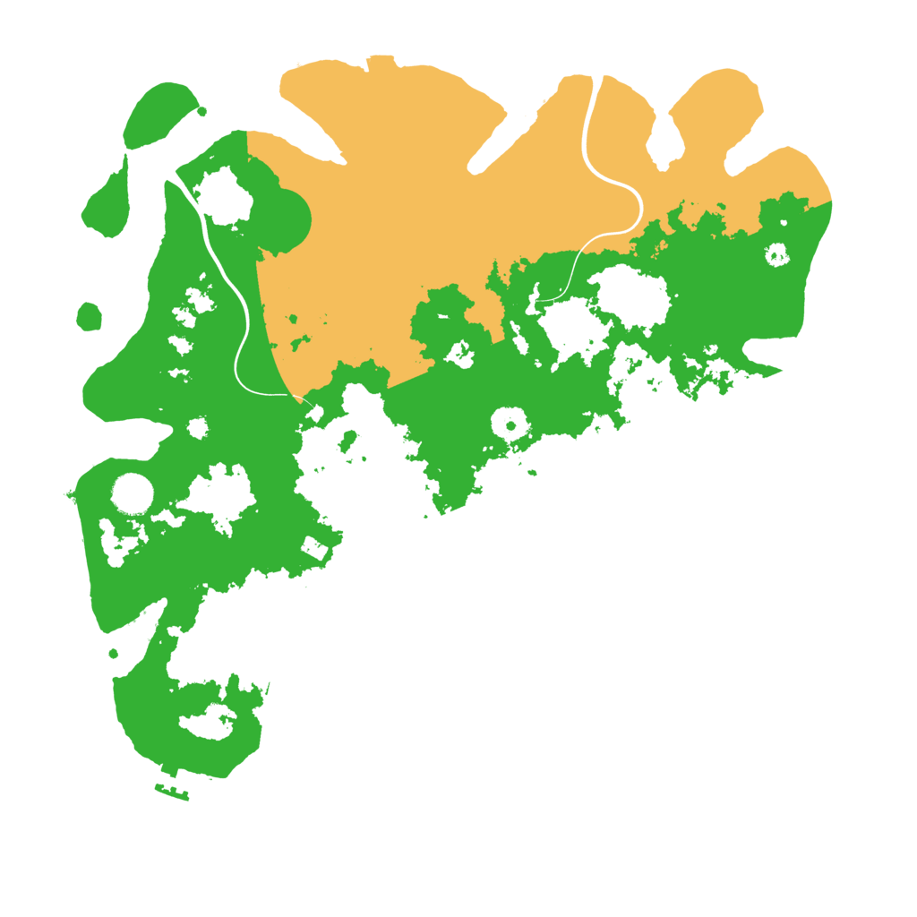 Biome Rust Map: Procedural Map, Size: 3900, Seed: 78685871