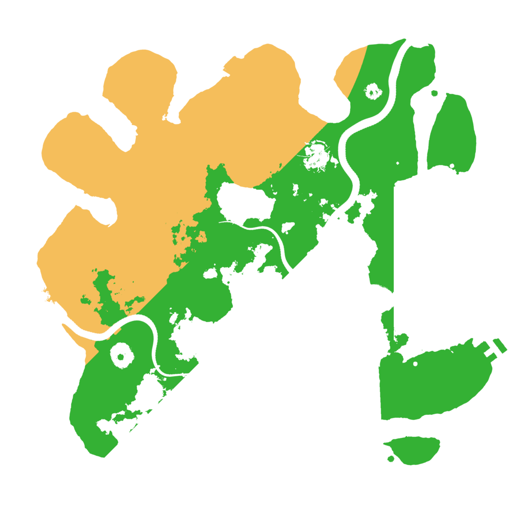 Biome Rust Map: Procedural Map, Size: 3300, Seed: 55634322