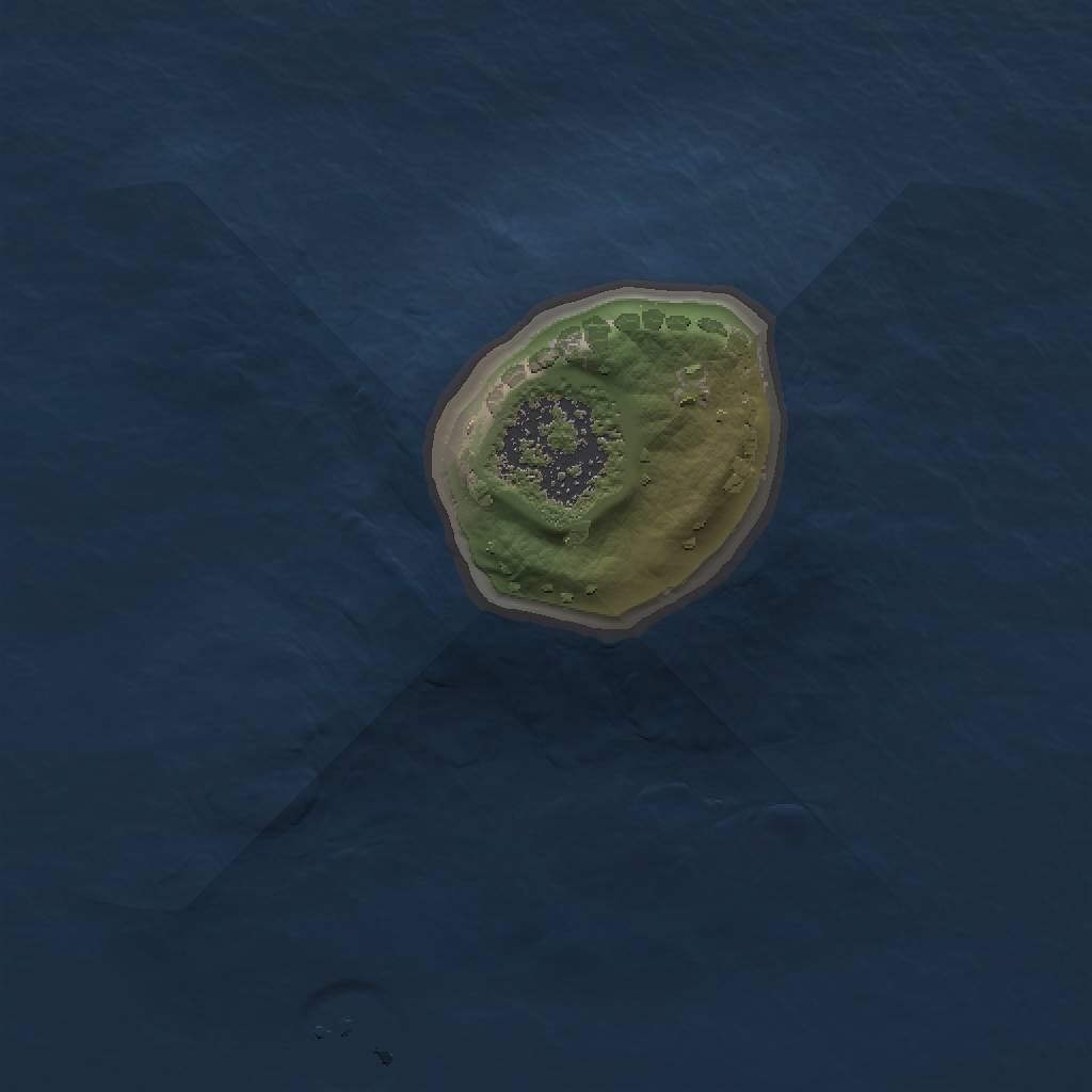 Rust Map: Procedural Map, Size: 1000, Seed: 140261, 3 Monuments